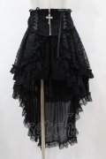 majoh / CROSS JEWEL LACE UP VEIL PANTS  黒 H-25-07-31-1017-0-PA-KB-ZH