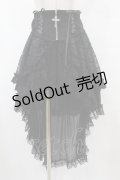 majoh / CROSS JEWEL LACE UP VEIL PANTS  黒 H-25-07-31-1017-0-PA-KB-ZH