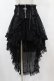 画像1: majoh / CROSS JEWEL LACE UP VEIL PANTS  黒 H-25-07-31-1017-0-PA-KB-ZH (1)