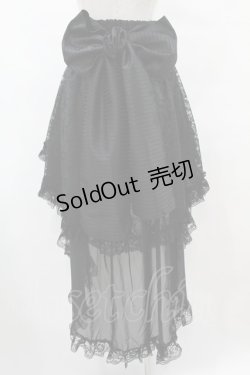 画像2: majoh / CROSS JEWEL LACE UP VEIL PANTS  黒 H-25-07-31-1017-0-PA-KB-ZH