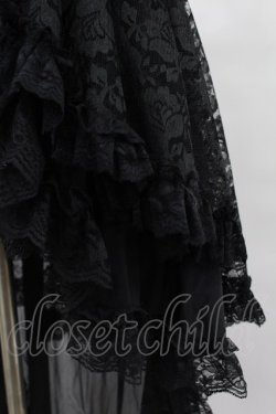 画像5: majoh / CROSS JEWEL LACE UP VEIL PANTS  黒 H-25-07-31-1017-0-PA-KB-ZH