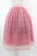 画像1: Jane Marple / Flower Sheer Lace Tutu Skirt M ピンク H-25-07-31-1024-JM-SK-KB-ZH (1)