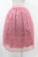 画像2: Jane Marple / Flower Sheer Lace Tutu Skirt M ピンク H-25-07-31-1024-JM-SK-KB-ZH (2)