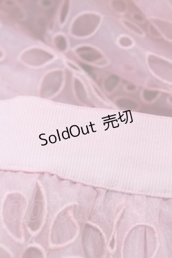 画像3: Jane Marple / Flower Sheer Lace Tutu Skirt M ピンク H-25-07-31-1024-JM-SK-KB-ZH