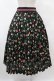画像2: Jane Marple / Fortune Garden Flare Pleats Skirt M ブラック H-25-07-31-1025-JM-SK-KB-ZH (2)