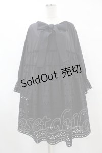 Jane Marple / Teardrop Lace Smockワンピース M ネイビー H-25-07-31-1027-JM-OP-KB-ZH