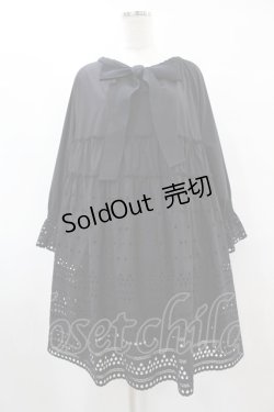 画像1: Jane Marple / Teardrop Lace Smockワンピース M ネイビー H-25-07-31-1027-JM-OP-KB-ZH
