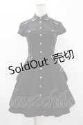 KILL STAR / ベルトシャツワンピース XS ブラック H-25-07-31-1028-SL-OP-KB-ZH