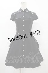 KILL STAR / ベルトシャツワンピース XS ブラック H-25-07-31-1028-SL-OP-KB-ZH