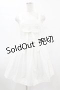 MILK / コットンレースサンドレス  白 H-25-07-31-1029-ML-OP-KB-ZH
