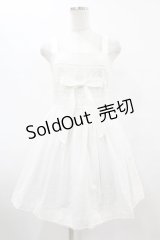 MILK / コットンレースサンドレス  白 H-25-07-31-1029-ML-OP-KB-ZH