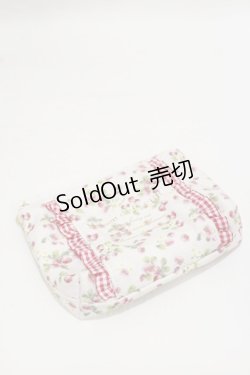 画像1: Maison de FLEUR / いちごプリントポーチ  ピンク H-25-07-31-015-LO-ZA-NS-ZH