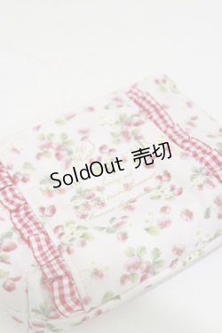 画像2: Maison de FLEUR / いちごプリントポーチ  ピンク H-25-07-31-015-LO-ZA-NS-ZH