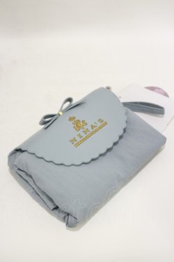 画像1: m petit by misako / NINA’Sコラボエコバッグ  ブルー H-25-07-31-021-LO-BG-NS-ZH