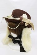 ALICE and the PIRATES / 時計うさぎのロップイヤーシルクハット  ブラウン H-25-07-31-029-PA-AC-NS-ZH