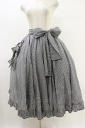 Physical Drop / サマーギンガムシリーズハートポケットサーキュラースカート Free ブラック H-25-07-31-030-LO-SK-NS-ZH