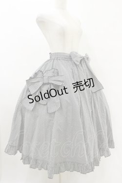 画像3: Physical Drop / サマーギンガムシリーズハートポケットサーキュラースカート Free ブラック H-25-07-31-030-LO-SK-NS-ZH