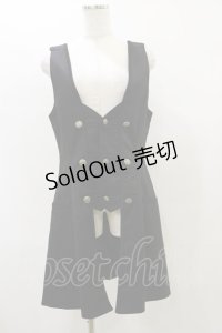 ALICE and the PIRATES / ルーカスベスト Mens ブラック H-25-07-31-031-PA-JA-NS-ZH