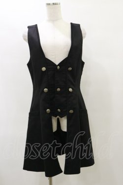 画像1: ALICE and the PIRATES / ルーカスベスト Mens ブラック H-25-07-31-031-PA-JA-NS-ZH