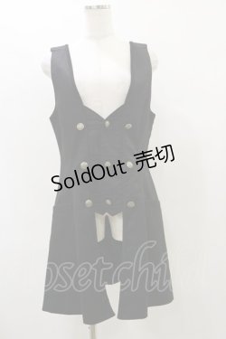 画像1: ALICE and the PIRATES / ルーカスベスト Mens ブラック H-25-07-31-031-PA-JA-NS-ZH