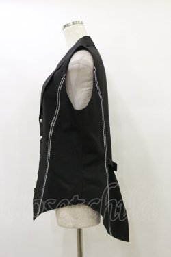 画像3: ALICE and the PIRATES / モノクロームベスト Mens ブラック H-25-07-31-032-PA-TO-NS-ZH