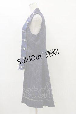 画像3: ALICE and the PIRATES / レースジャガードベスト Mens ネイビー H-25-07-31-033-PA-JA-NS-ZH