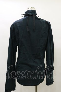 画像2: ALICE and the PIRATES / Porthosタイ付きブラウス Mens ブラック/レッド H-25-07-31-036-PA-BL-NS-ZH