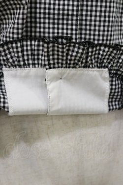 画像4: Physical Drop / サマーギンガムシリーズレトロブラウス Free ブラック H-25-07-31-037-LO-BL-NS-ZH
