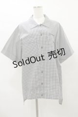 Physical Drop / サマーギンガムシリーズボーイフレンドワークシャツ Free ブラック H-25-07-31-038-LO-BL-NS-ZH