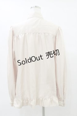 画像2: Enchantlic Enchantilly / ノーブルリボンタイブラウス Free ピンクラテ/生成りレース H-25-07-31-039-LO-BL-NS-ZH