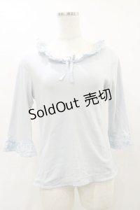 PINK HOUSE / ギンガムフリルトップス Free サックス H-25-07-31-043-LO-TO-NS-ZH