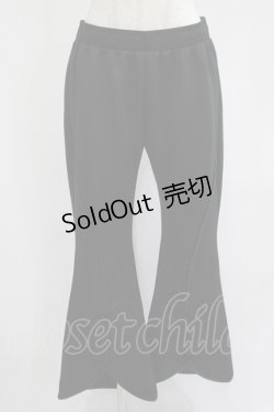 画像1: Qutie Frash / チャイナパンツ L ブラック H-25-08-01-030-QU-PA-KB-ZH