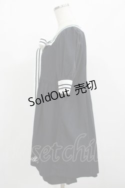 画像2: MILK / Sailor Set Up  ネイビー H-25-08-01-031-ML-OP-KB-ZH