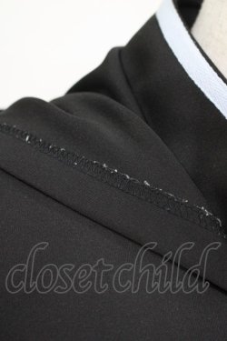 画像4: NieR Clothing / 5WAY SIDE LINE CHINA DESIGN PULLOVER F 黒×サックス H-25-08-01-038-PU-TO-KB-ZH