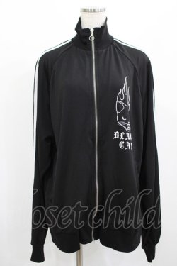 画像1: LISTEN FLAVOR / ブラックキャットジャージ  ブラック H-25-08-01-040-PU-TO-KB-ZH