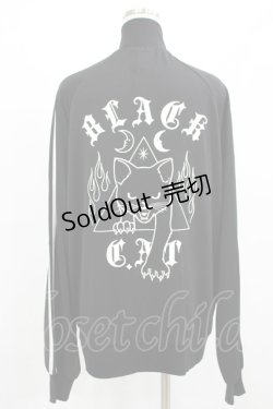 画像3: LISTEN FLAVOR / ブラックキャットジャージ  ブラック H-25-08-01-040-PU-TO-KB-ZH