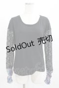 Qutie Frash / メッシュ切替インナーT  黒 H-25-08-01-046-QU-TO-KB-ZH