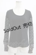 Qutie Frash / メッシュ切替インナーT  黒 H-25-08-01-047-QU-TO-KB-ZH
