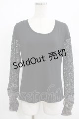 Qutie Frash / メッシュ切替インナーT  黒 H-25-08-01-047-QU-TO-KB-ZH
