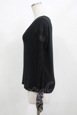 画像2: Qutie Frash / メッシュ切替インナーT  黒 H-25-08-01-047-QU-TO-KB-ZH
