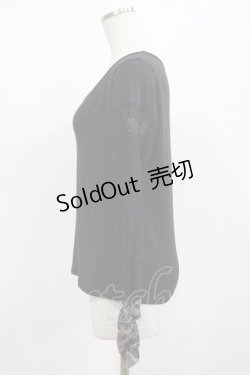 画像2: Qutie Frash / メッシュ切替インナーT  黒 H-25-08-01-047-QU-TO-KB-ZH
