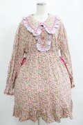 MILK / Sweet Honey Dress  ピンクフラワー H-25-08-01-005-ML-OP-KB-ZH