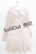 MILK / Sweet Honey Dress  ピンクフラワー H-25-08-01-005-ML-OP-KB-ZH
