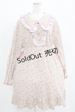 画像1: MILK / Sweet Honey Dress  ピンクフラワー H-25-08-01-005-ML-OP-KB-ZH