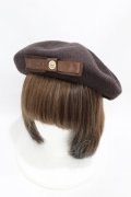 m petit by misako / NINA'SAM カメオベレー  ブラウン H-25-08-01-1005-LO-AC-NS-ZH