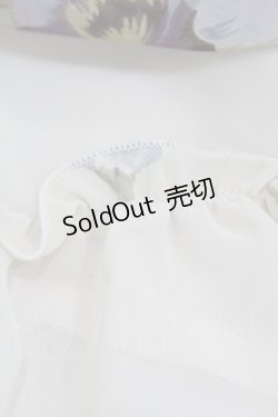 画像6: Innocent World / アンティークパンジーシフォンドレス M 生成り H-25-08-01-1044-IW-OP-NS-ZH