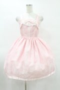 BABY,THE STARS SHINE BRIGHT / Sugar Rose Tea Timeプリントハートジャンパースカート Free ピンク H-25-08-01-1047-BA-OP-NS-ZH
