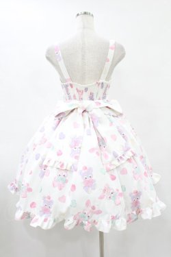 画像2: Chalmiere / FancyDollsジャンパースカート M シロ H-25-08-01-1048-0-OP-NS-ZH