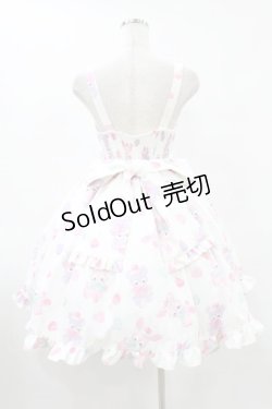 画像2: Chalmiere / FancyDollsジャンパースカート M シロ H-25-08-01-1048-0-OP-NS-ZH