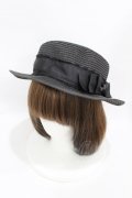 m petit by misako / AMブレードカンカン帽  ブラック H-25-08-01-1007-LO-AC-NS-ZH